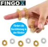 FINGOX Akupressur Ringe Finger Massage Akupunktur Produktbild-Vorschau 2