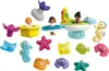 A collection of PLAYMOBIL figures and sea creatures arranged on a white background. Náhľad obrázku produktu