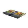 Two glass stove top covers with images of spices on wooden spoons. Náhled obrázku produktu