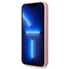 A pink iPhone case with a blue screen is shown against a white background. Podgląd zdjęcia produktu