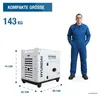 HYUNDAI Diesel Inverter Generator DHY9000SEi – 6,5 kW Produktbild-Vorschau 7