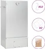 vidaXL Fumoir avec copeaux de bois 44,5x29x83 cm Acier Voir les images du produit 7