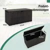 KOMFOTTEU 380 L wetterfeste Auflagenbox, abschließbare Produktbild-Vorschau 6