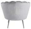 Eleganter Sessel THIAGO – grau / silberne Beine Produktbild-Vorschau 4