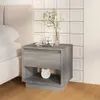 vidaXL Nachttische 2 Stk. Grau Sonoma 45x34x44 cm Produktbild-Vorschau 3