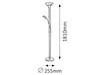 A line drawing of a floor lamp with dimensions indicated. Produktbild-Vorschau