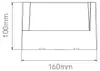 Applique Murale Led Carrée Blis 15W 180° Avec Interrupteur, Voir les images du produit 2