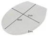 Ruhhy 24547 Selbstklappender Universal-Toilettensitz, weiß Produktbild-Vorschau 6