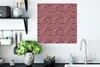 MuchoWow® Poster Tiermuster - Rosa - Panther 50x50 cm - Produktbild-Vorschau 3