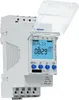 A digital timer with a clear protective cover open, showing the display and buttons. Produktbild-Vorschau