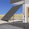 2 Stück Klemmmarkise 250x130cm GRAU Balkonmarkise Produktbild-Vorschau 2