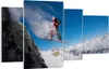 Bild auf Leinwand - Leinwandbild - Snowboard Winter Berg Produktbild-Vorschau 1