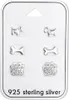 Ohrringe Ohrstecker Set 925 Sterling Silber Hundeliebhaber Produktbild-Vorschau 1