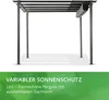 Leco Aluminium Pergola mit Faltdach lichtgrau 4 x 3 m Produktbild-Vorschau 3