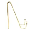 A single gold-colored metal stand for displaying items. Podgląd zdjęcia produktu