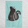 Mr. & Mrs. Panda Wandbild Stinktier Sitzen - Türkis Pastell Produktbild-Vorschau 5