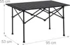 Relaxdays Campingtisch, faltbarer Beistelltisch, HBT 55 x Produktbild-Vorschau 4