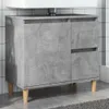 ZMH Waschbeckenunterschrank Betongrau 65x33x60 cm Produktbild-Vorschau 1