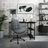 Kancelářská židle ML-Design v barvě antracit, z umělé kůže, Náhled obrázku produktu 7
