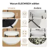 Puluomis Esszimmerstühle 8er Sets Küchenstühle Polsterstuhl Produktbild-Vorschau 5