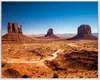 Wallario Wandbild Monument Valley unter blauem Himmel, Produktbild-Vorschau 1