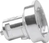 A close-up, angled view of a silver-colored metal adapter part. Náhľad obrázku produktu