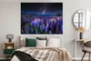 MuchoWow® Poster Blumen - Nacht - Lupine - Sternenhimmel - Produktbild-Vorschau 4