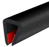 Zelfklevende Rubber Randafwerking, U-Vorm, 3 m Lang Productafbeelding-voorbeeld 1