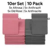 Betz 10 Stück Waschhandschuhe 16x21 cm PREMIUM 100% Produktbild-Vorschau 5