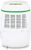 A white dehumidifier with a green accent band and a grille on the front. Náhľad obrázku produktu