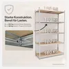 Steckregal Werkstattregal 2000x1200x600 mm, 5 Ebenen, Farbe Produktbild-Vorschau 5