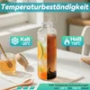 JOIEYOU skleněná láhev s dřevěným víčkem 550ml skleněná Náhled obrázku produktu 4