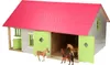 Detská stajňa Globe Farm Horse s 2 boxmi a 1 dielňou 1:24 Náhľad obrázku produktu 10