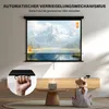 HOMCOM Beamer Leinwand 171 x 128 cm 84 Zoll 4:3 HD 4K Produktbild-Vorschau 8