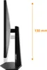 Side view of a monitor stand with a height measurement. Produktbild-Vorschau