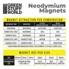 Green Stuff World -  Neodym-Magnete, 3x2mm Produktbild-Vorschau 3