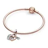 Doppelter Herzschloss Charm von PANDORA aus 925er Silber, Produktbild-Vorschau 6