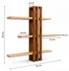 MG Design Wandregal Holz Pflanzenregal Boho 60 x 70 cm - Produktbild-Vorschau 5