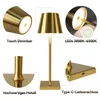 Collage of close-up shots and a main image of a gold table lamp, highlighting its features. Anteprima dell’immagine prodotto