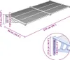 vidaXL Strieška na dvere sivá a transparentná 239x90 cm Náhľad obrázku produktu 6