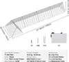 VEVOR tunnel per polli, 400 x 100 x 61,5 cm (L x L x A) Anteprima dell’immagine prodotto 7