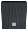 donica RATO LOW 40x40x41cm Antracyt rattan+wkład Podgląd zdjęcia produktu 9
