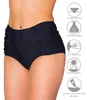 Aquarti Damen Bikinihose mit Hoher Taille und Raffung, Produktbild-Vorschau 5