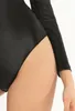 Gatta Body Perfect BLACK BRILLANT jednodílné lesklé body s Náhled obrázku produktu 4