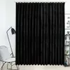 Verdunkelungsvorhang mit Haken Samt Schwarz 290 x 245 cm Produktbild-Vorschau 2