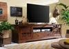 MASSIVMOEBEL24 TV-Board Akazie 200x45x55 nougat lackiert Produktbild-Vorschau 8