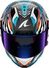 Shark Aeron GP FIM 2 Speed Fancy Carbon Helm, Produktbild-Vorschau 3