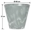 Květináč TUBUS BETON EFFECT 40 cm - barva: šedá Anteprima dell’immagine prodotto 3