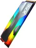A product shot of an SSD drive with RGB lighting. Podgląd zdjęcia produktu