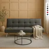 Schlafsofa aus Stoff mit USB-Anschluss und Metallbeinen Produktbild-Vorschau 1